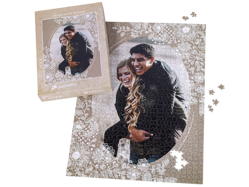 Puzzle photo finalisé 1000 pièces avec boîte pour puzzle